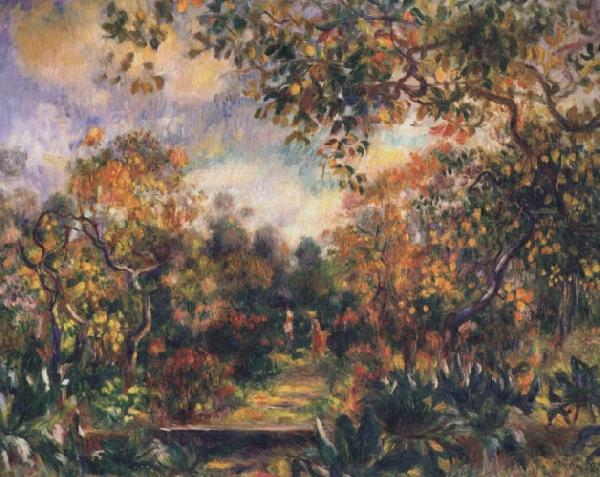 Pierre Renoir Landscape at Beaulieu oil painting image